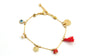 Bracelet Mykonos pampilles rouge