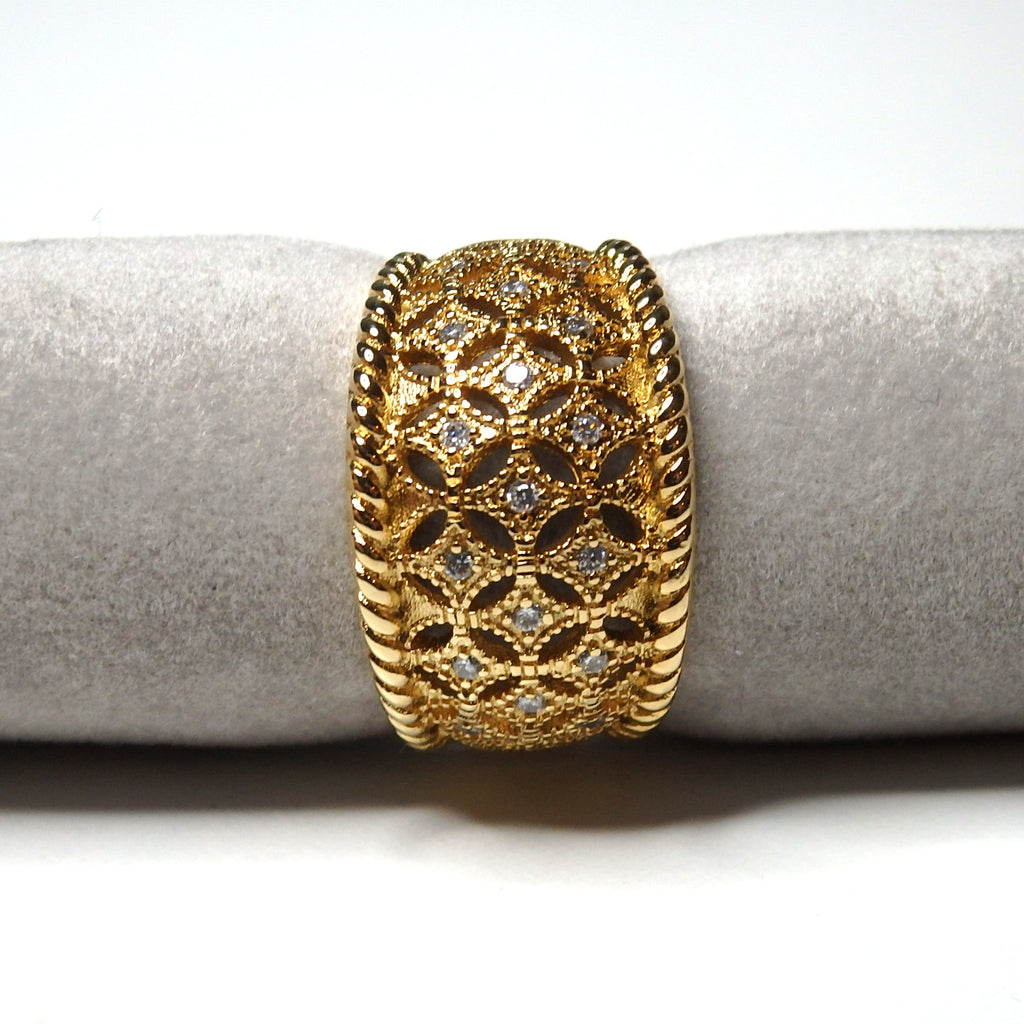 Bague Marbella plaqué or