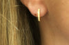 Boucles d’oreille mini créoles zircons
